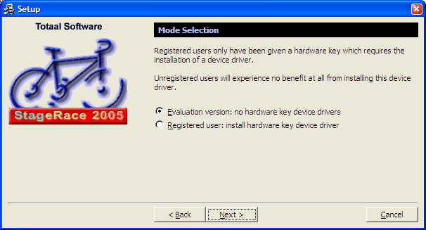 Program installation